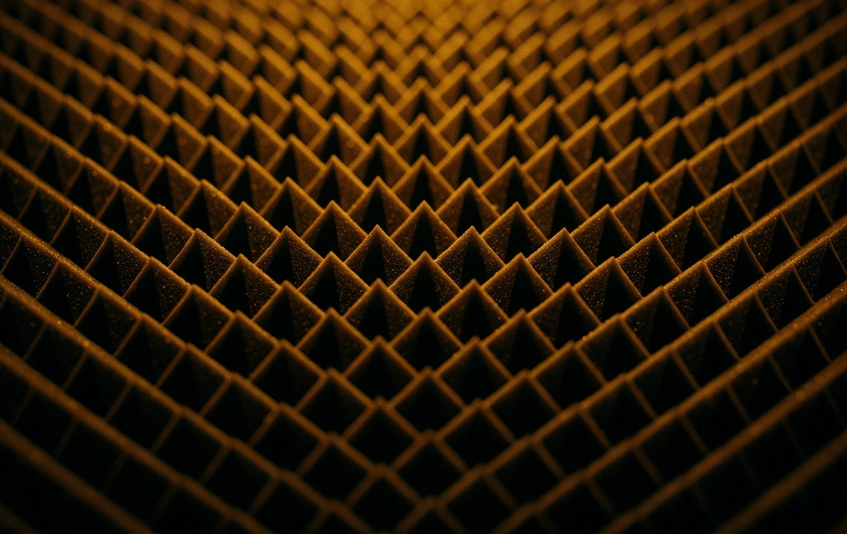 Detalle de textura acústica